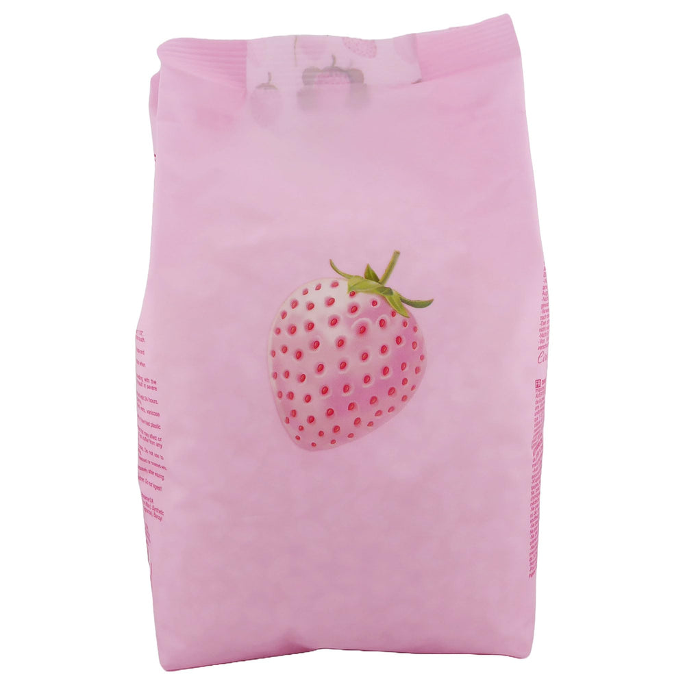 Waxness White Strawberry thermo-beads pack showing color-change cue for safe use