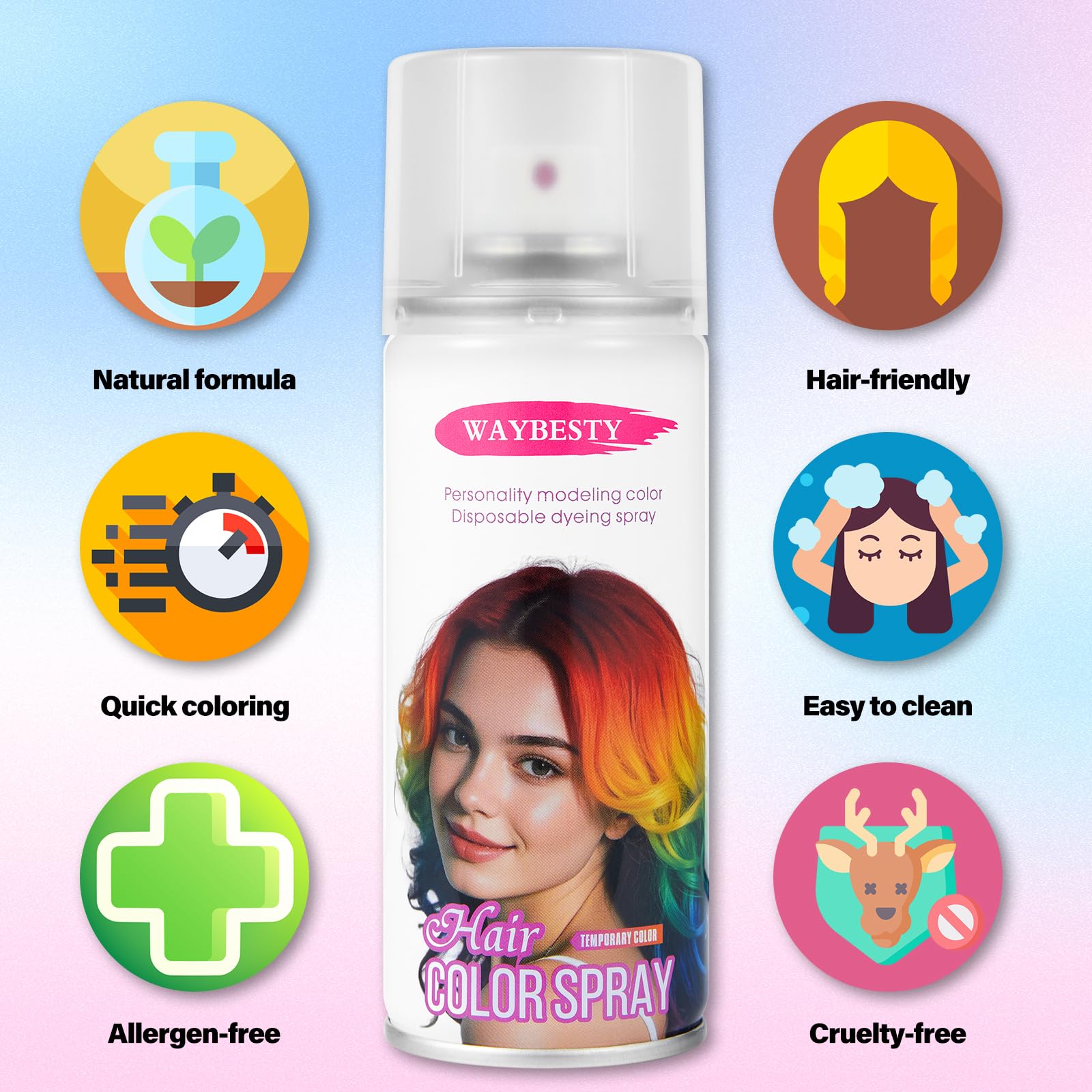 Waybesty Fiery Red kid-friendly coloring for playful daily looks.