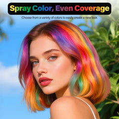 Waybesty Grey hair spray silver washable finish supports quick color changes