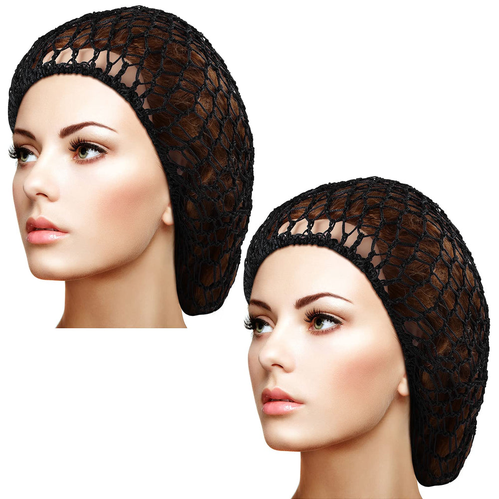 Waydress mesh hair net snood for women, two-piece set, breathable and lightweight protection in the shower