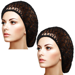 Waydress mesh hair net snood for women, two-piece set, breathable and lightweight protection in the shower
