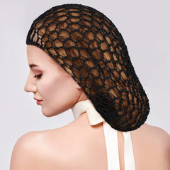 Waydress rayon knit snood, soft crochet cap ideal for sleeping with hair tucked away