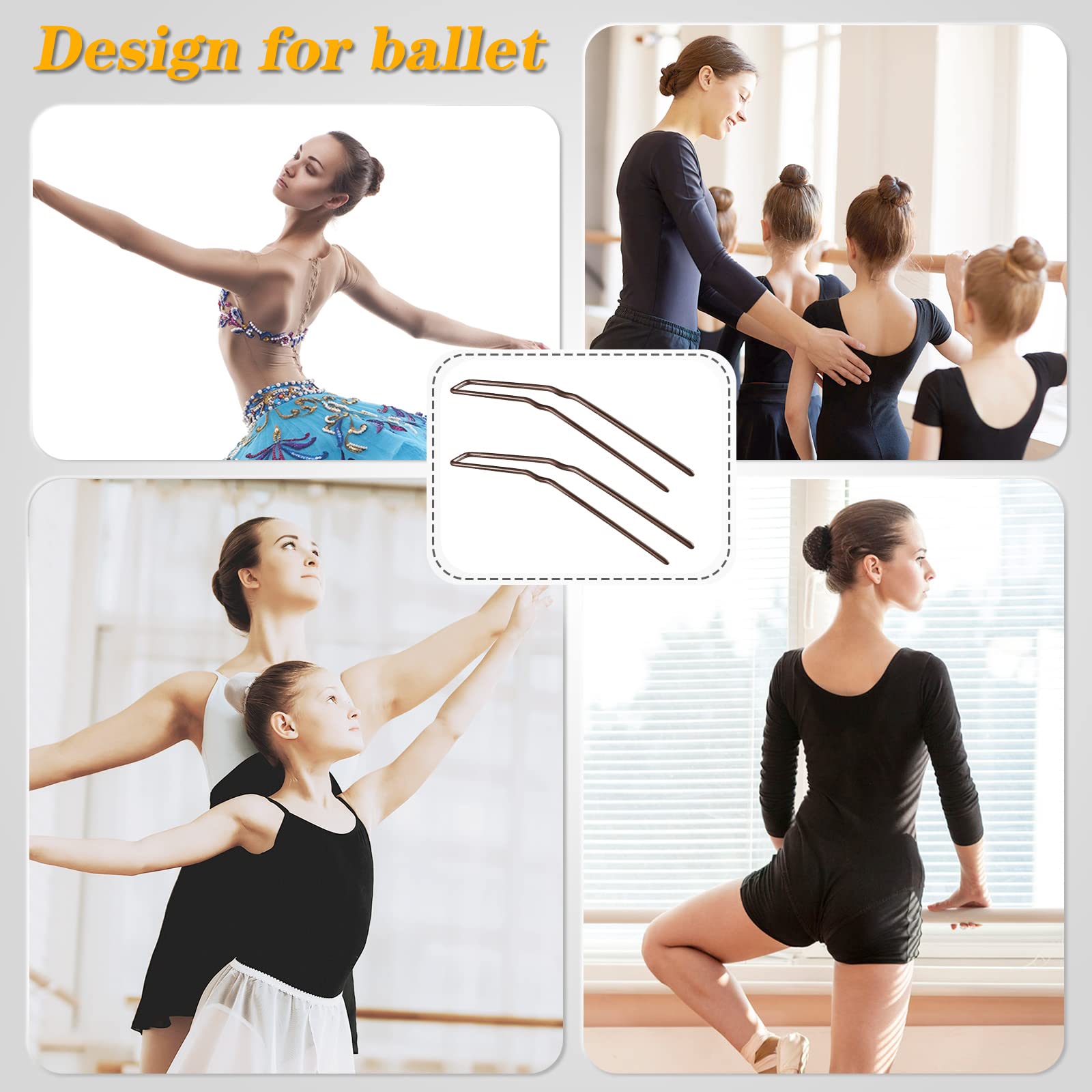 Waydress set de 36 horquillas-U, múltiples opciones para crear peinados seguros.