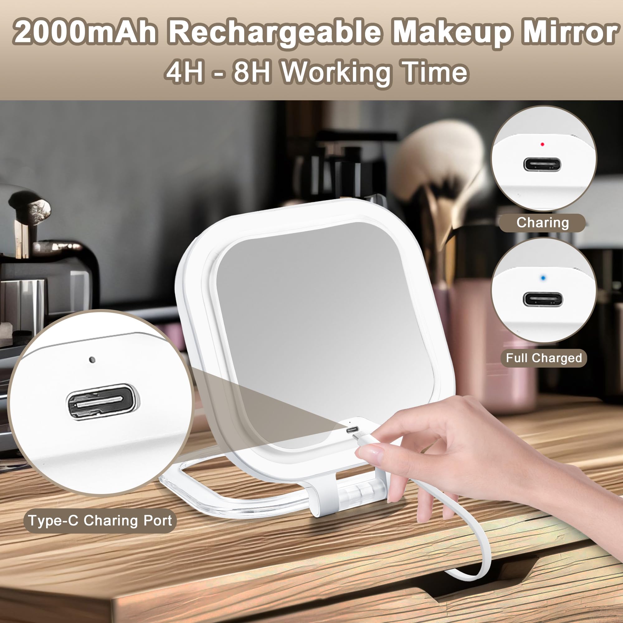 Wayleeos travel mirror is a thoughtful gift for her and for travel lovers.