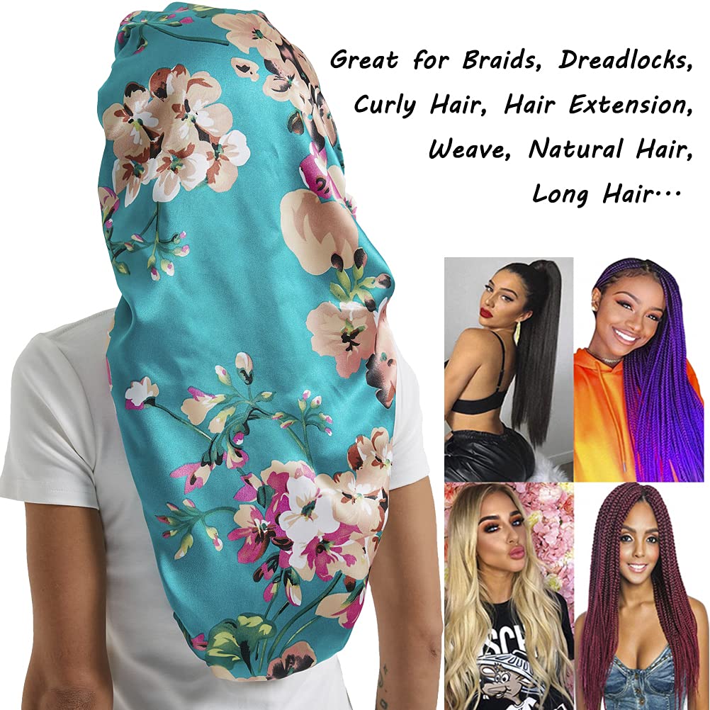 Wbfwbb silk bonnet convenient for makeup and baths