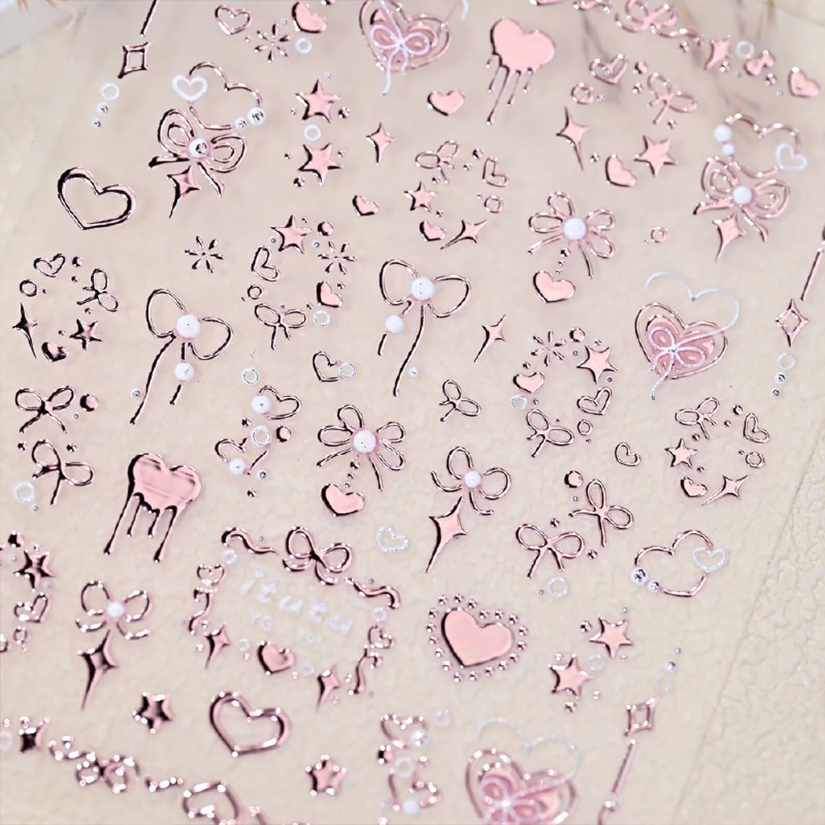 WBRRFJJ Pegatinas decorativas para uñas, ideales para fiestas