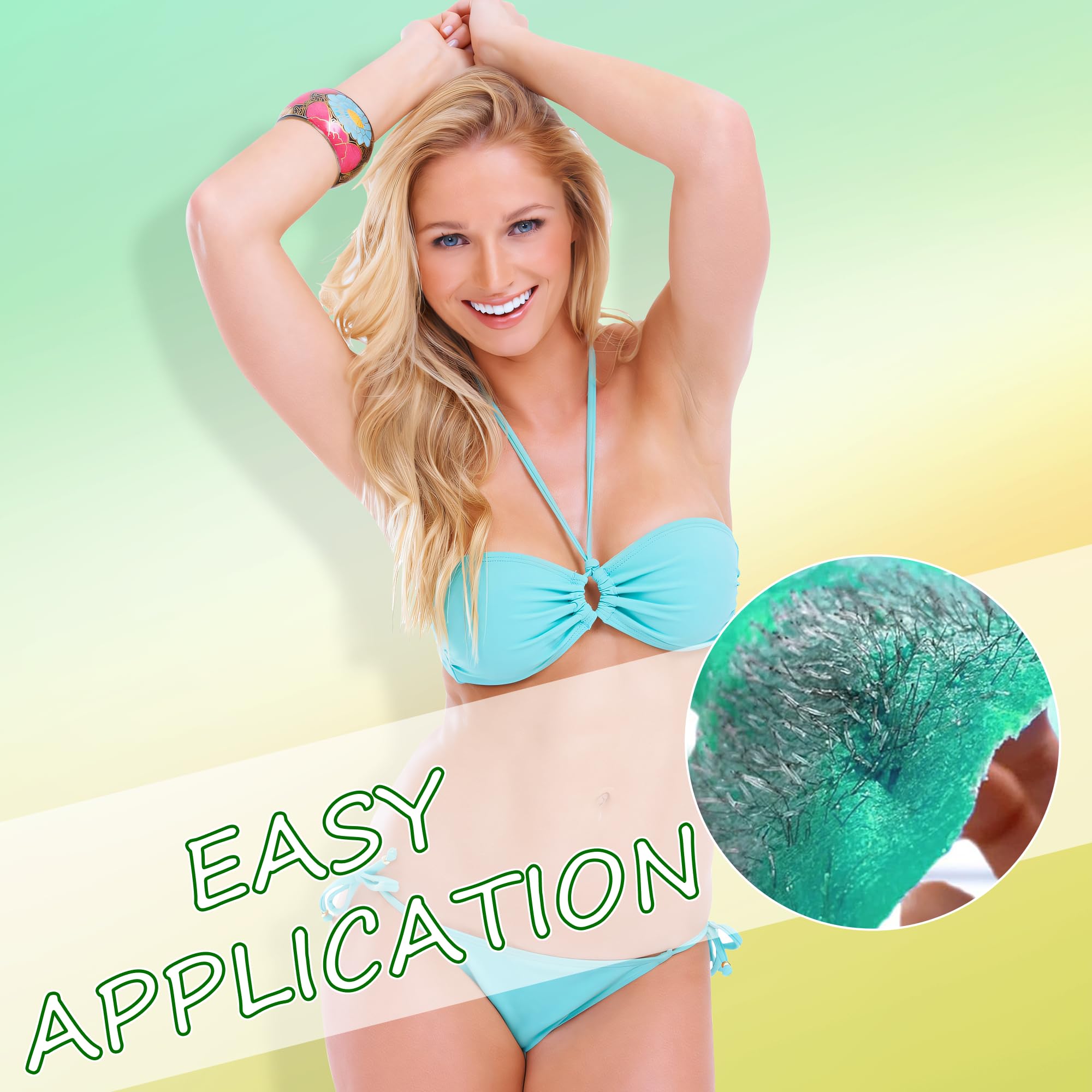 Wchiou skin-friendly wax applied for comfortable, long-lasting results.