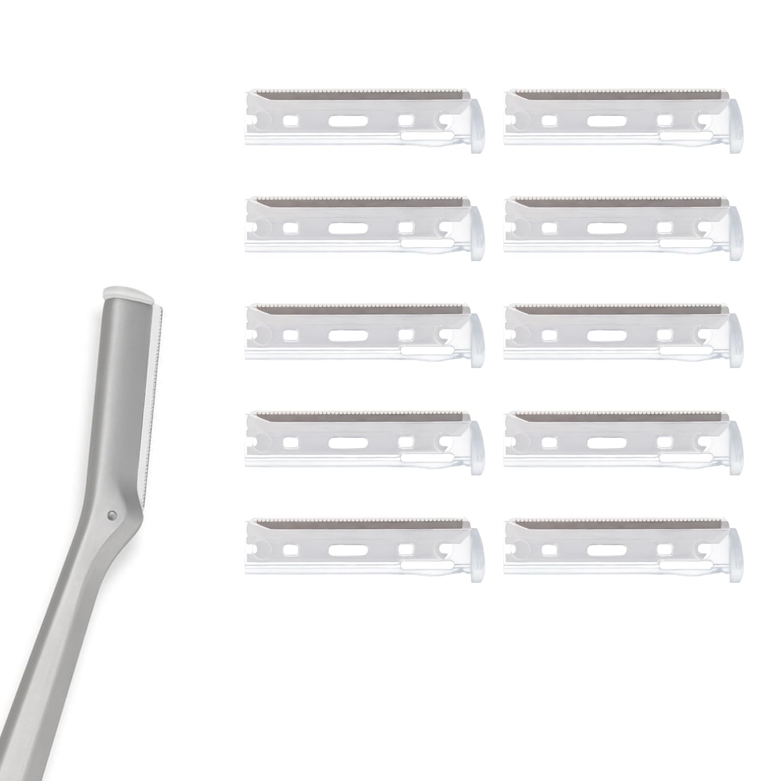 WDVFETGBGHHDSCFRCE Tweezerman-compatible blade pack for easy facial replacement