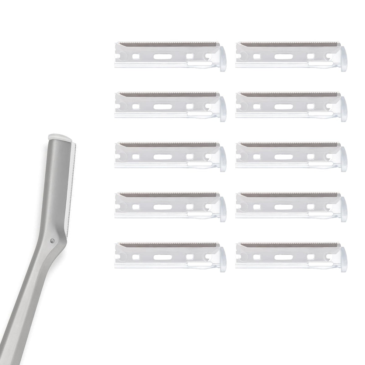 WDVFETGBGHHDSCFRCE Tweezerman-compatible blade pack for easy facial replacement
