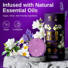 W&E Choice pastilla de ducha jazmín para spa en casa