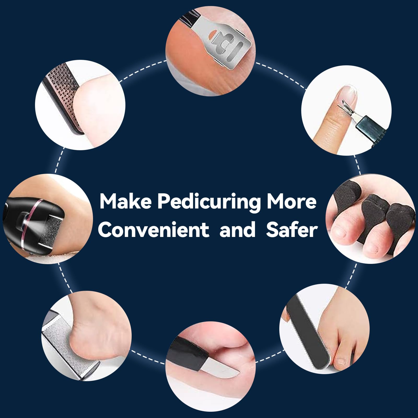 Gift-ready foot care set for enthusiasts seeking professional-grade tools.