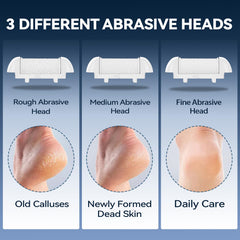 Weahea medium roller head for gentle maintenance during regular foot care.