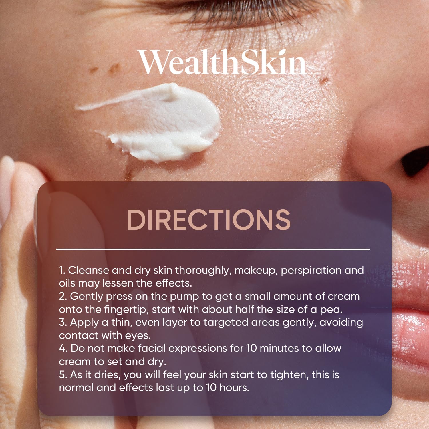 Wealthskin crema ojos: ayuda a disminuir hinchazón y bolsas alrededor de los ojos.