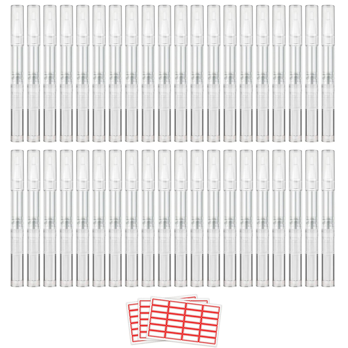 WEBBYBEAR empty cuticle oil pen container with 3 ml capacity for precise application.