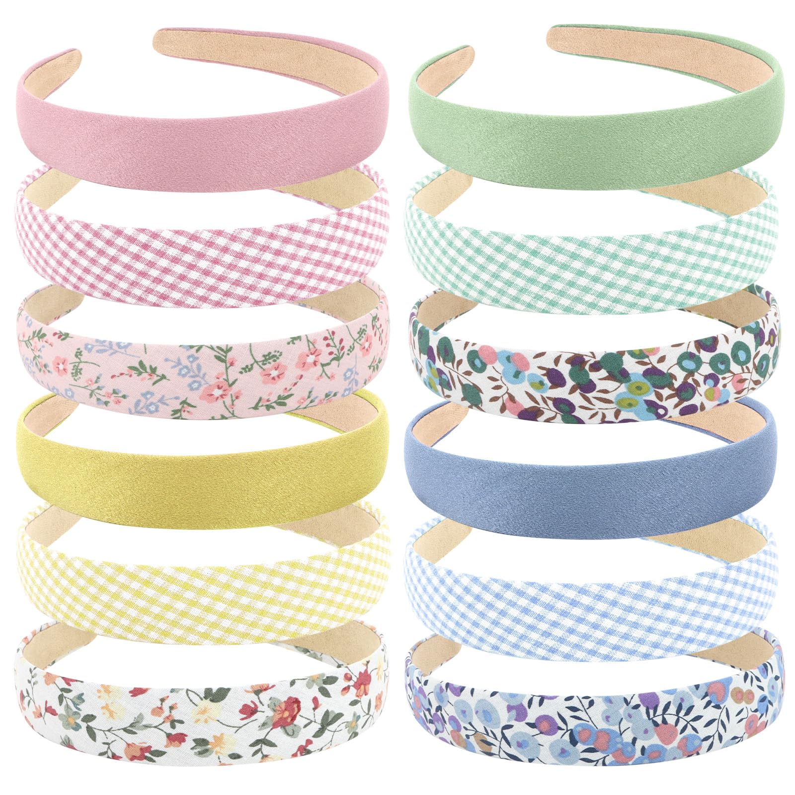 Diademas Wecoe florales primaverales para un estilo fresco y cómodo todo el día.