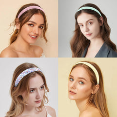 Diademas Wecoe estampado de cuadros para combinar con prendas casuales.