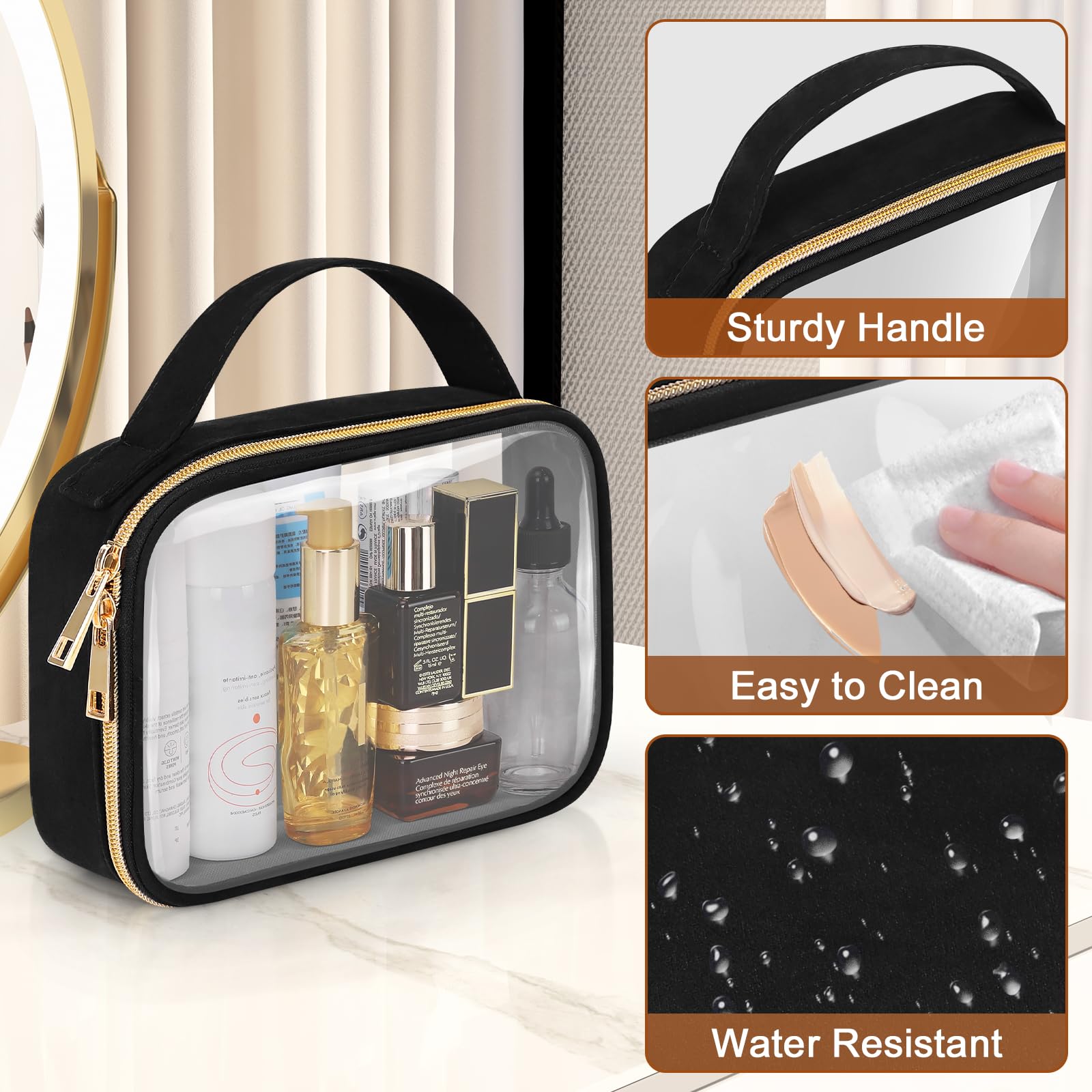 Wedama durable metal zippers ensure secure closure during travel.
