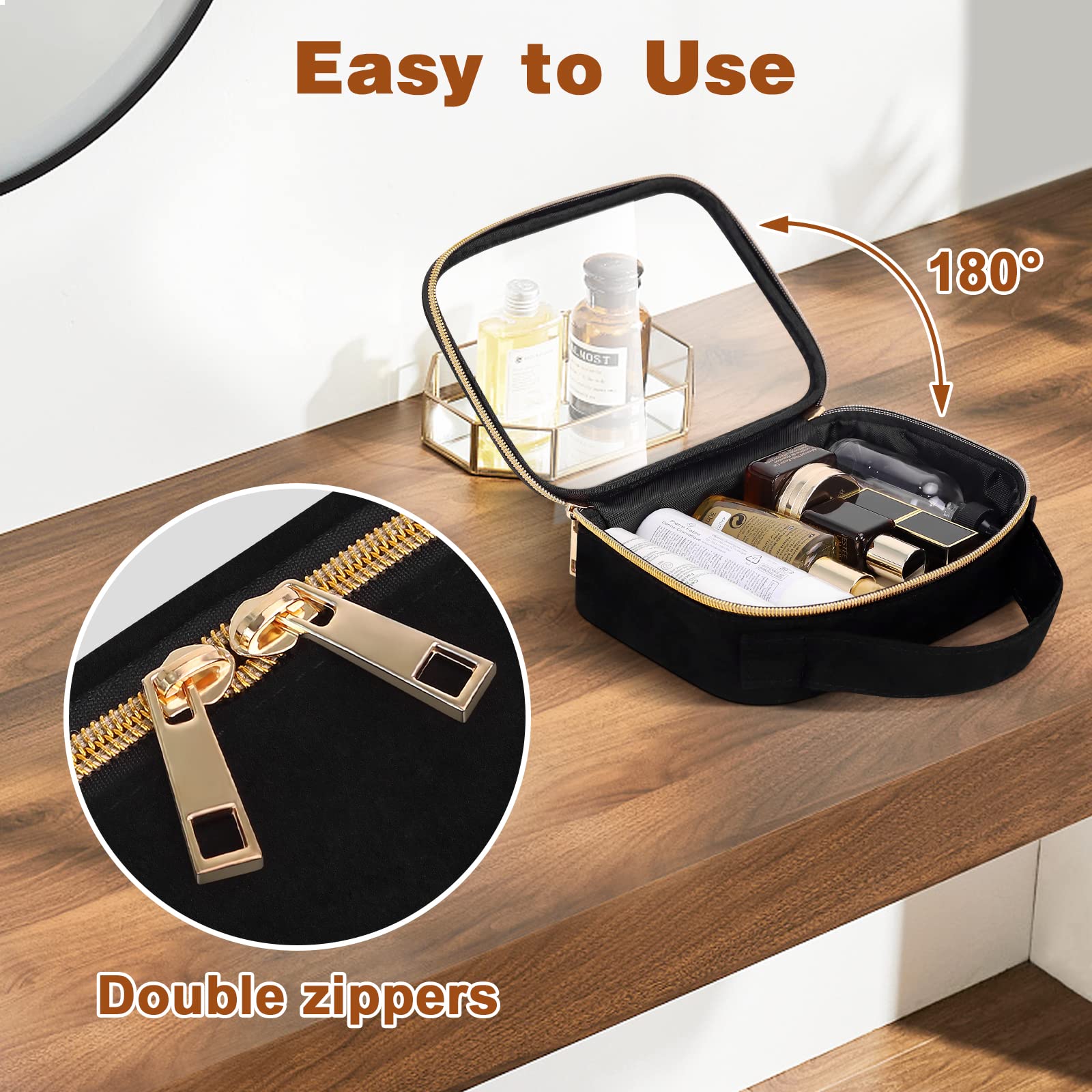 Wedama PVC double-layer material protects contents and cleans easily.