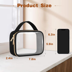 Wedama quarter-size clear bag ideal for airline-compliant packing.