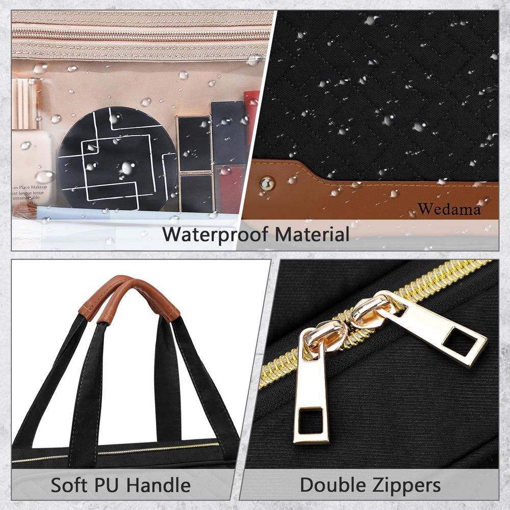Wedama toiletry bag interior compartments keep items tidy