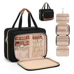 Wedama toiletry bag with jewelry compartment for organized travel