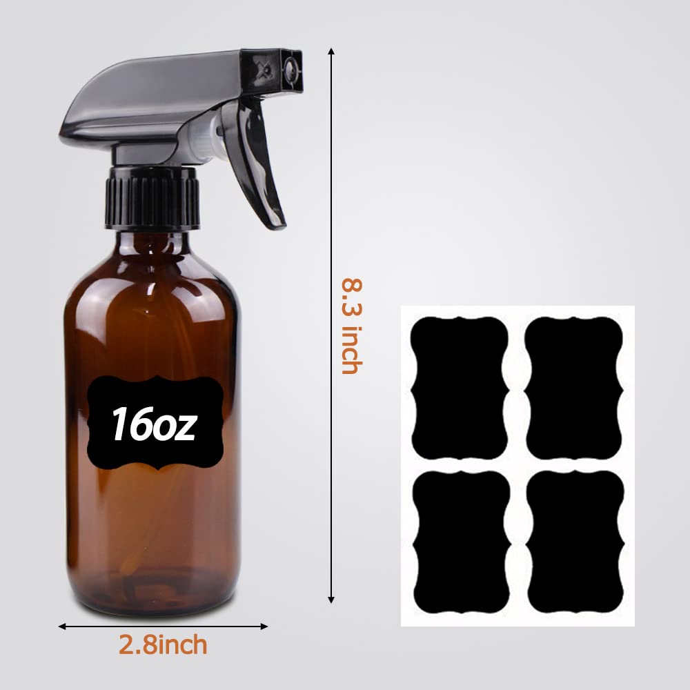 Wedama two-pack amber bottles are ideal for DIY cleaners.