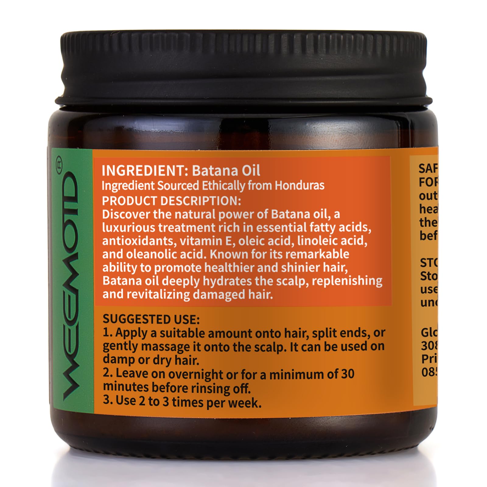 WEEMOTD Batana oil adds shine to hair after use