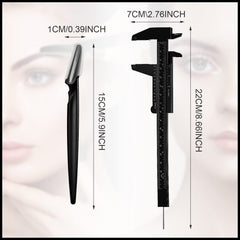 Weewooday eyebrow trimming knife for clean, precise edges.