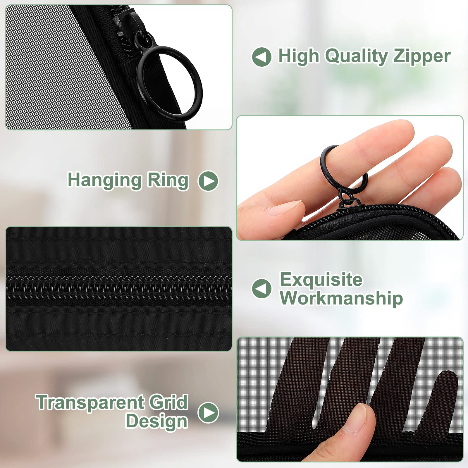 Weewooday small mesh bag offers compact storage for daily essentials