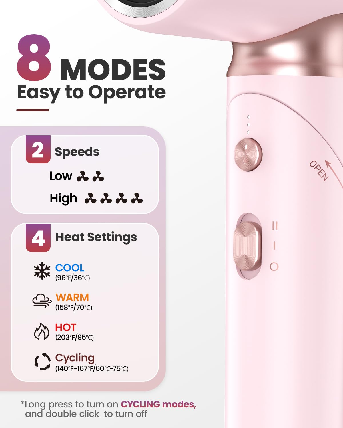 Weeyum 100-240V dual voltage performance suitable for international travel