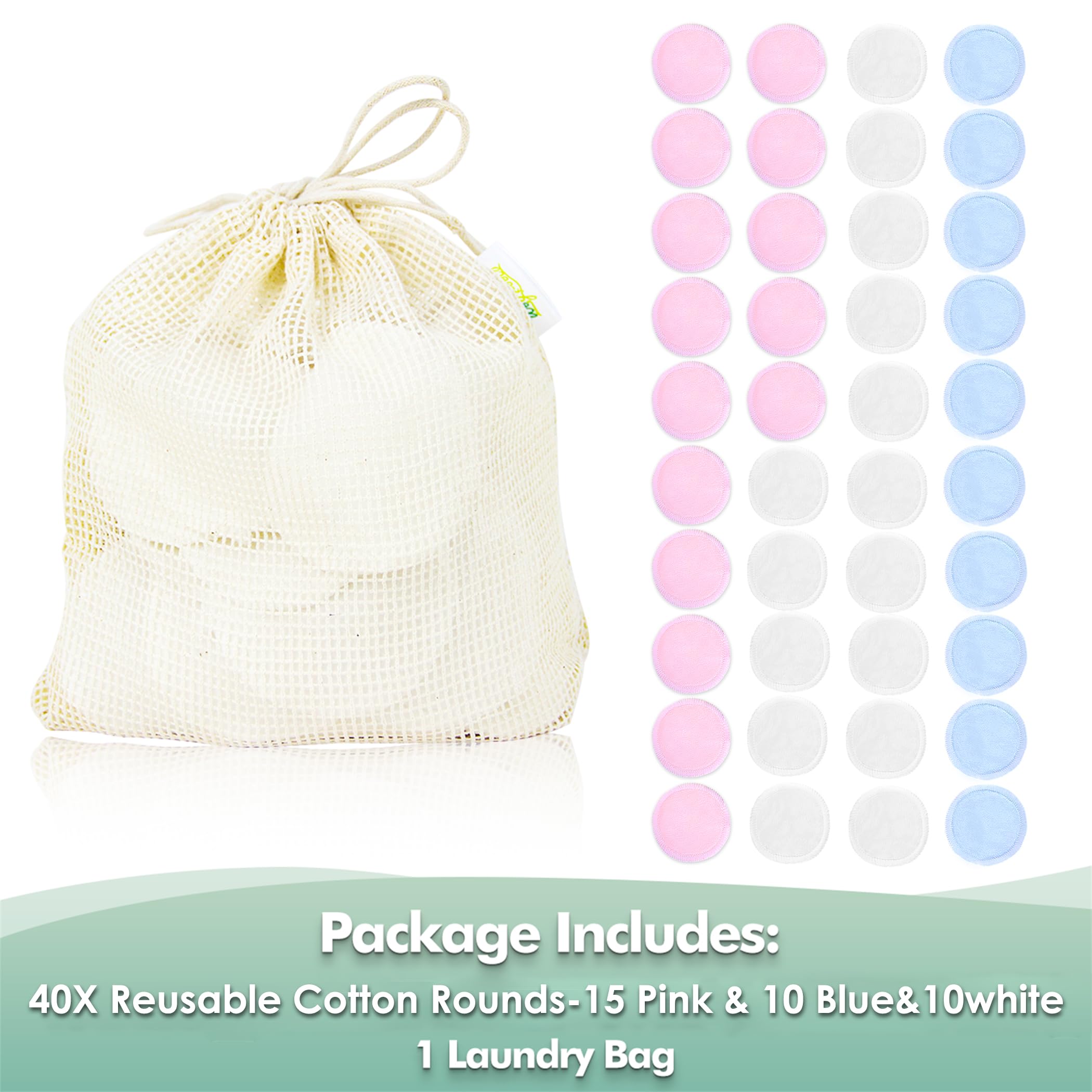 Wegreeco pads close-up shows plush velour surface ideal for makeup removal