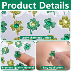 Wehhbtye self-adhesive face stickers with rhinestones for easy dazzling looks.