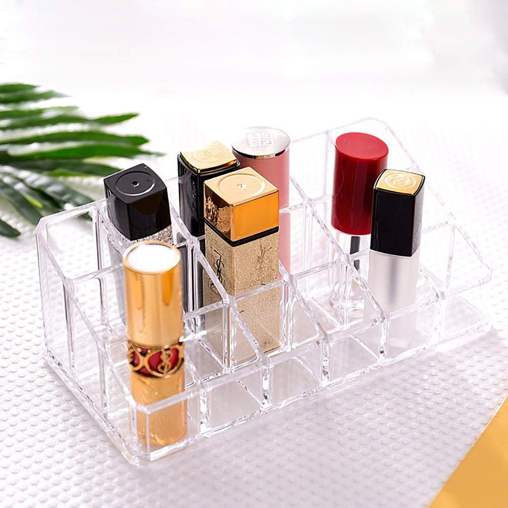 Weiai portable cosmetics display fits into bathrooms or bedrooms for quick dressing.
