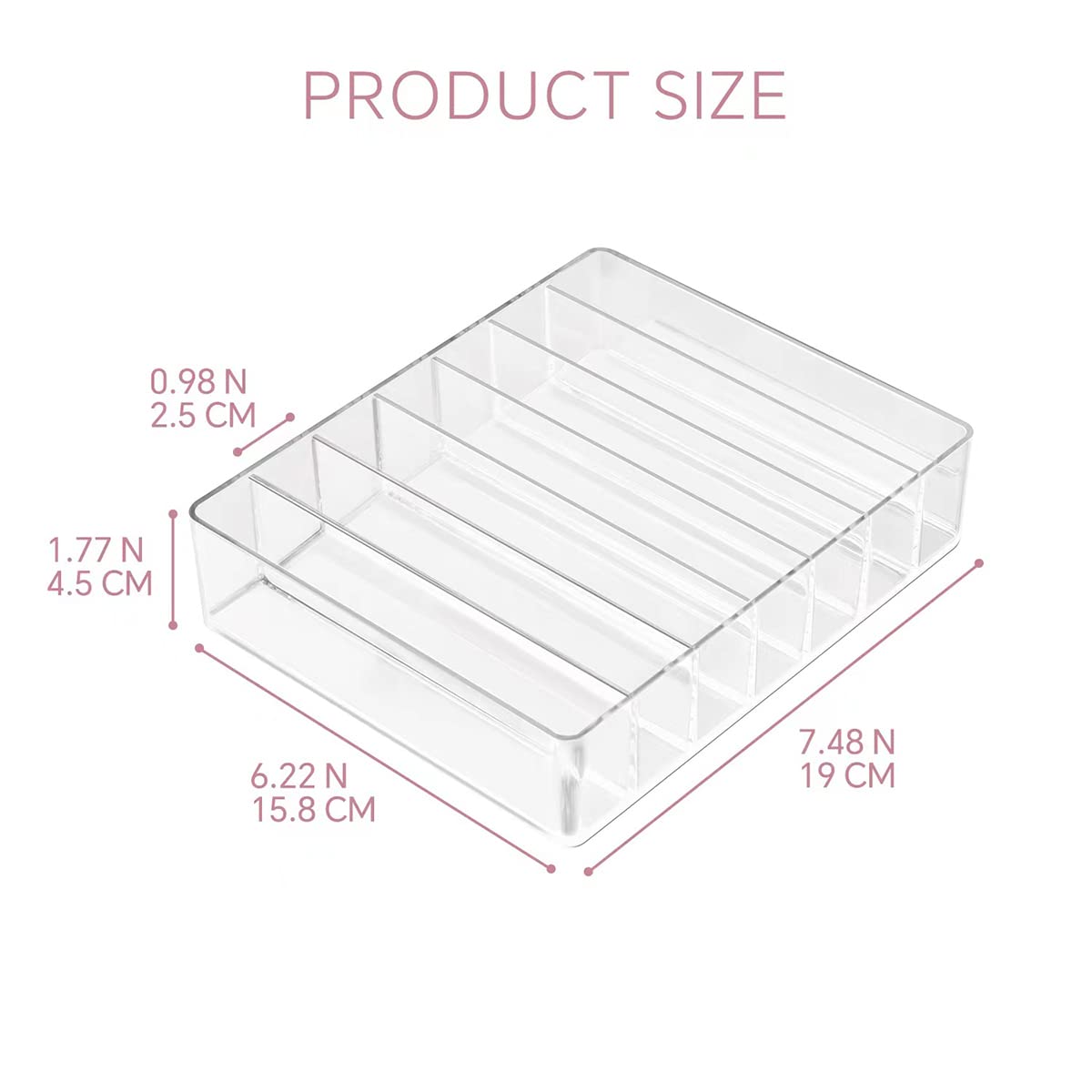 WECHENG organizer with open compartments keeping palettes organized