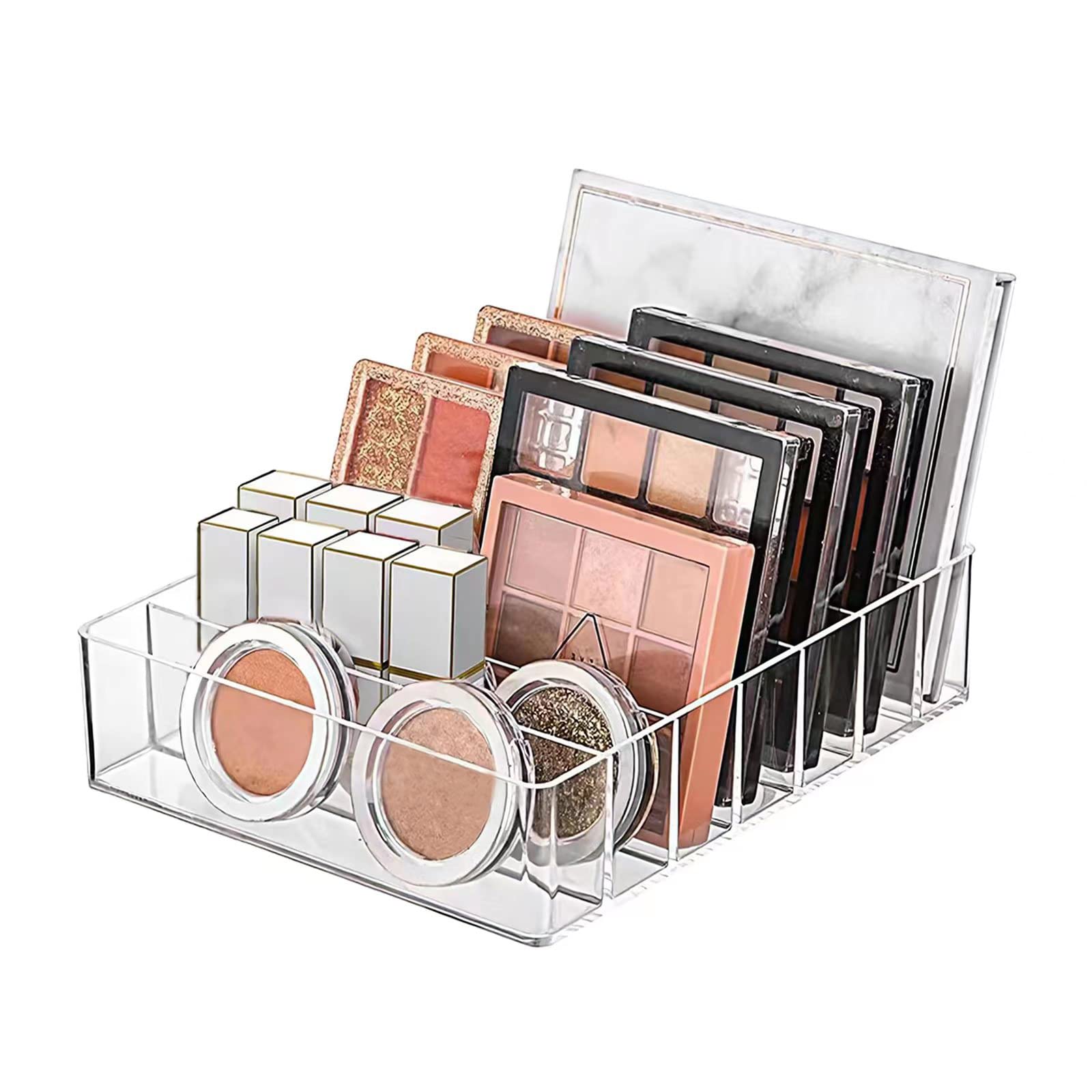 WECHENG makeup organizer top view for easy palette access