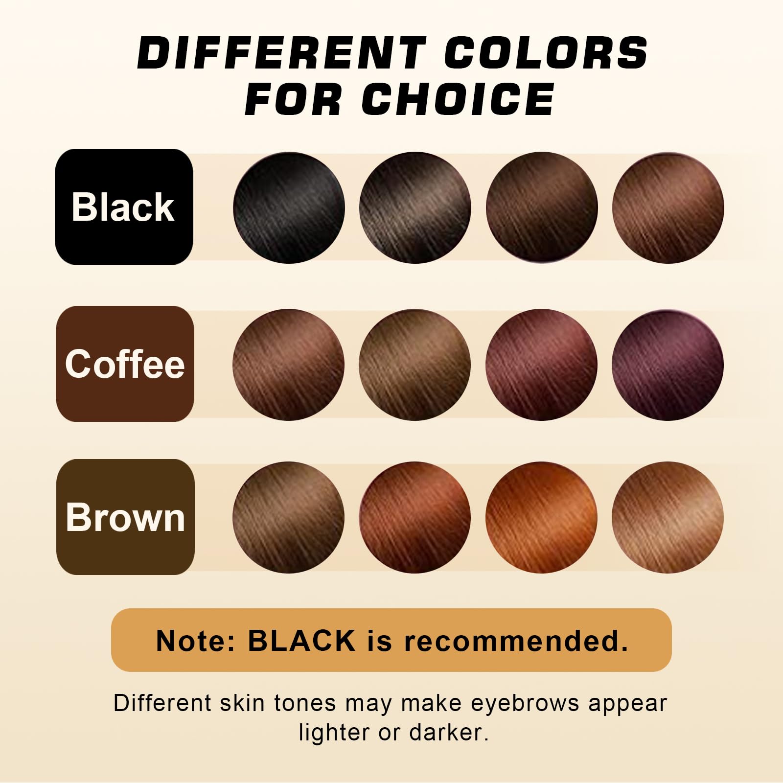 WEILNELL kit color 2 en 1: look coordinado para pestañas y cejas