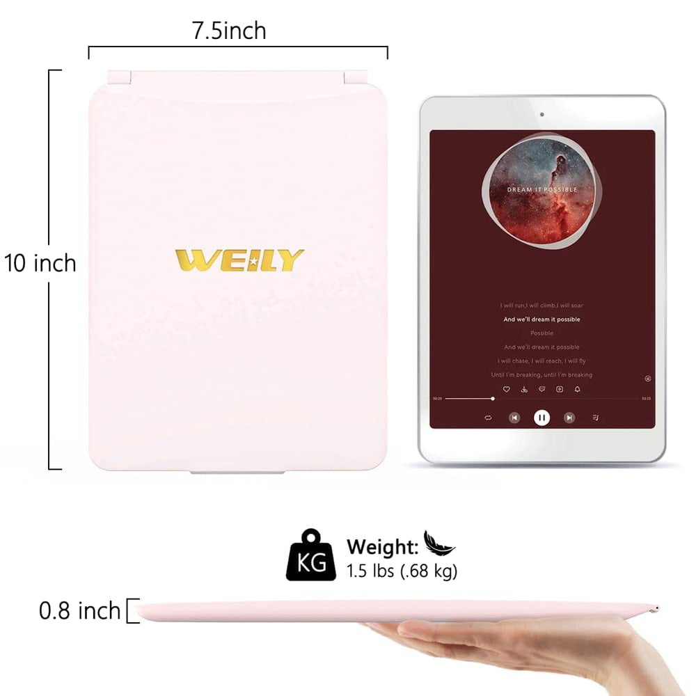WEILY touch-screen mirror with adjustable brightness for day-to-night looks