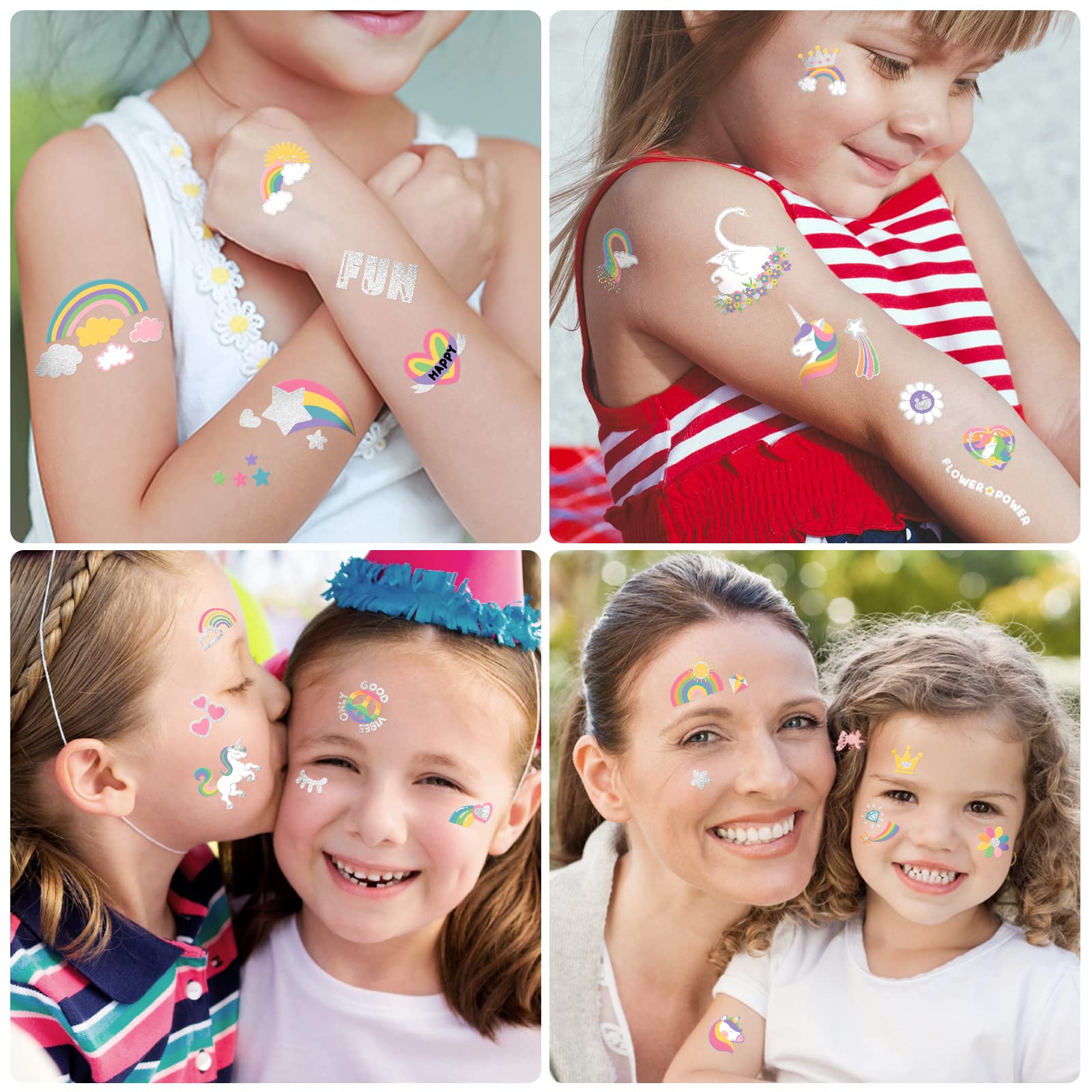 Weipbwor crown tattoo set perfect for dress-up moments