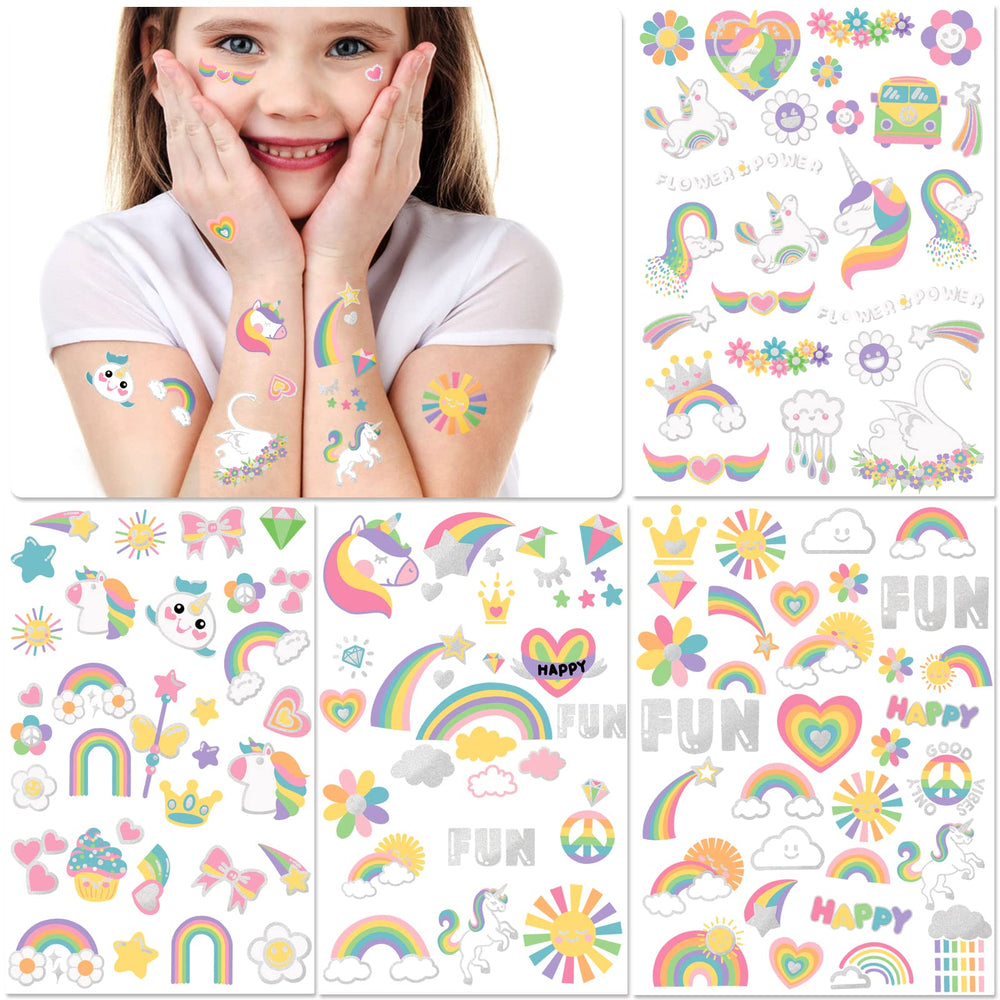 Weipbwor flower tattoo set adds cheerful body art for celebrations