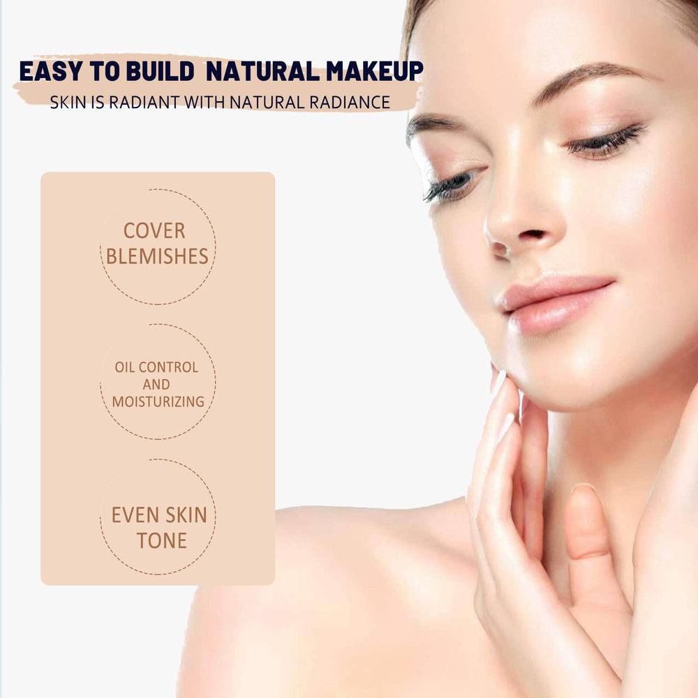 Opciones de color natural y marfil para adaptar tono de piel.