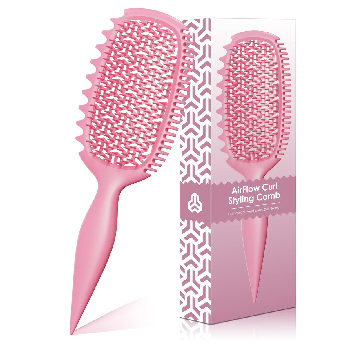 Weldilgit Curl Brush wide-tooth for volume on thick coily hair