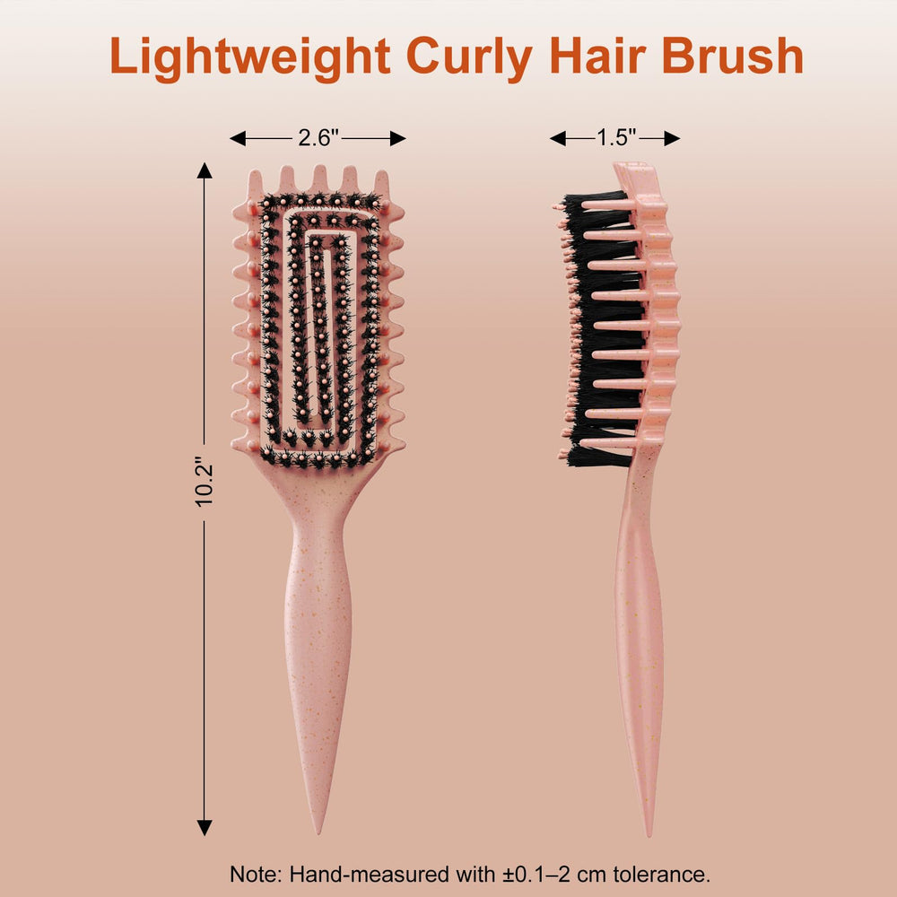 Weldilgit Curly Hair Brush is lightweight and portable for travel and gym bags.