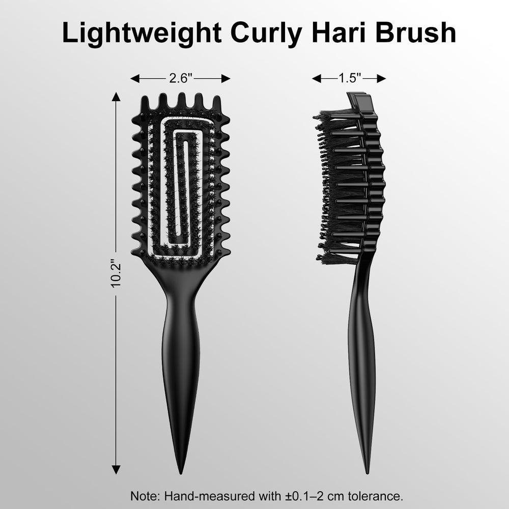 Weldilgit Curly Brush travel-friendly and lightweight for on-the-go use.