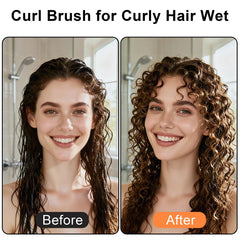 Weldilgit Curly Brush ventilated back speeds air drying and reduces static.