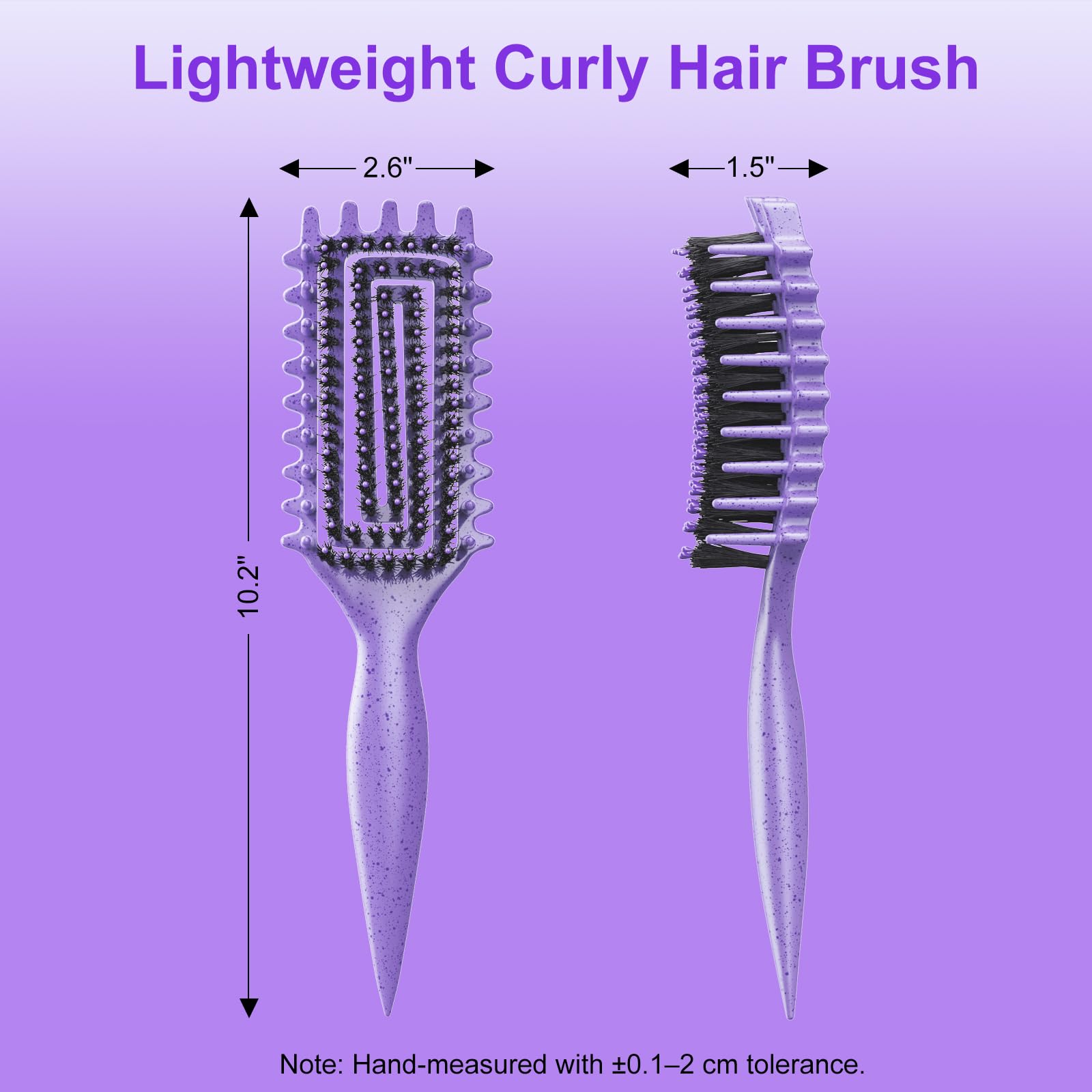 Weldilgit Curly Hair Brush daily use for defined curls without heat.
