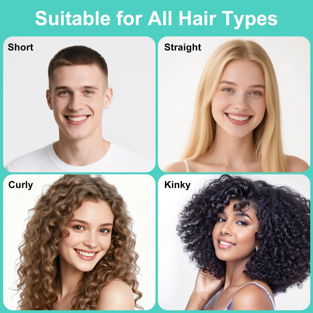 Weldilgit Curly Hair Brush portable lightweight design for travel and on-the-go styling.