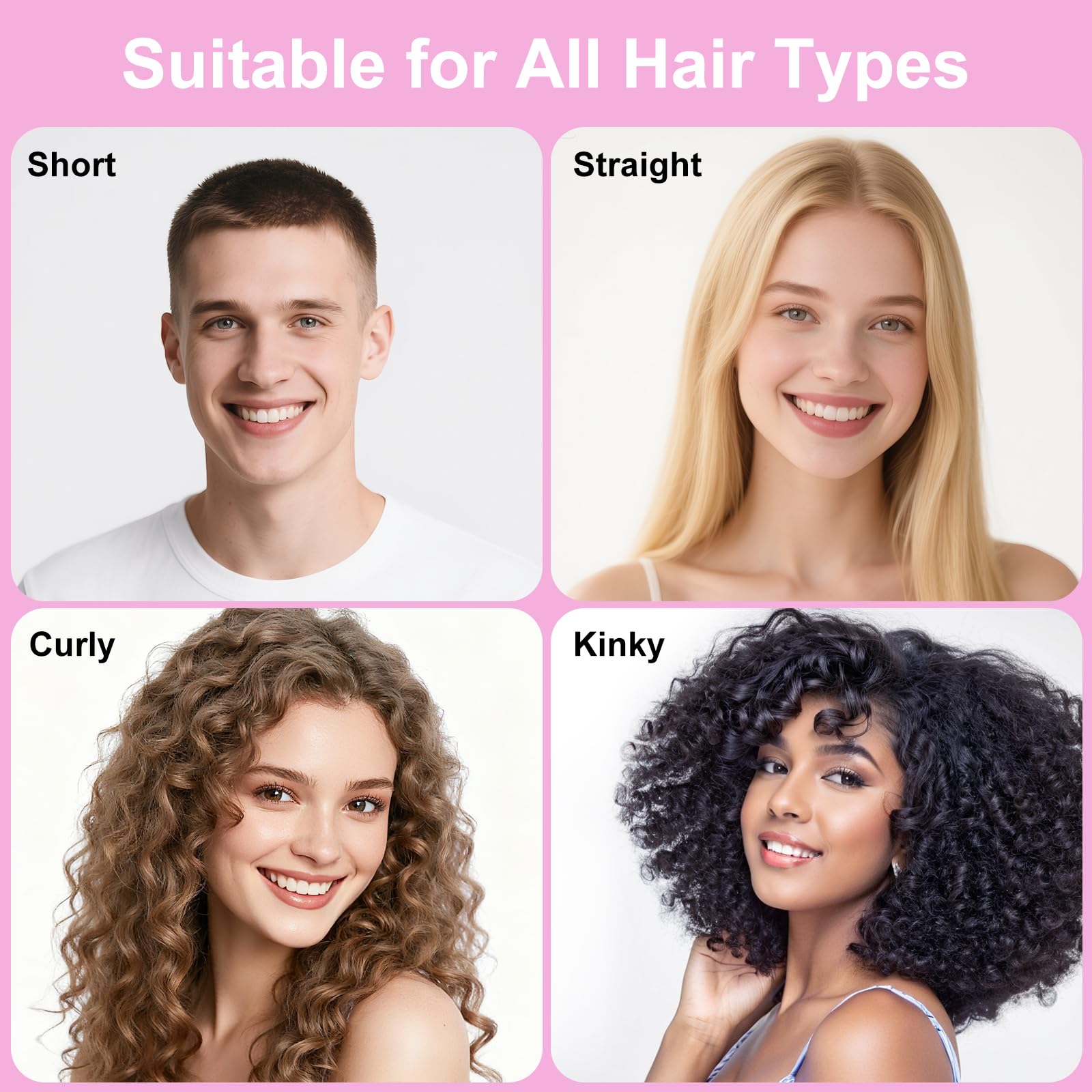 Weldilgit Curly Hair Brush is travel-friendly and lightweight for on-the-go styling.