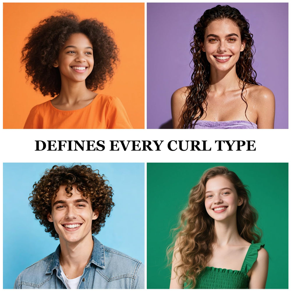 Weldilgit dual-sided design works on wet and dry hair for versatile styling.