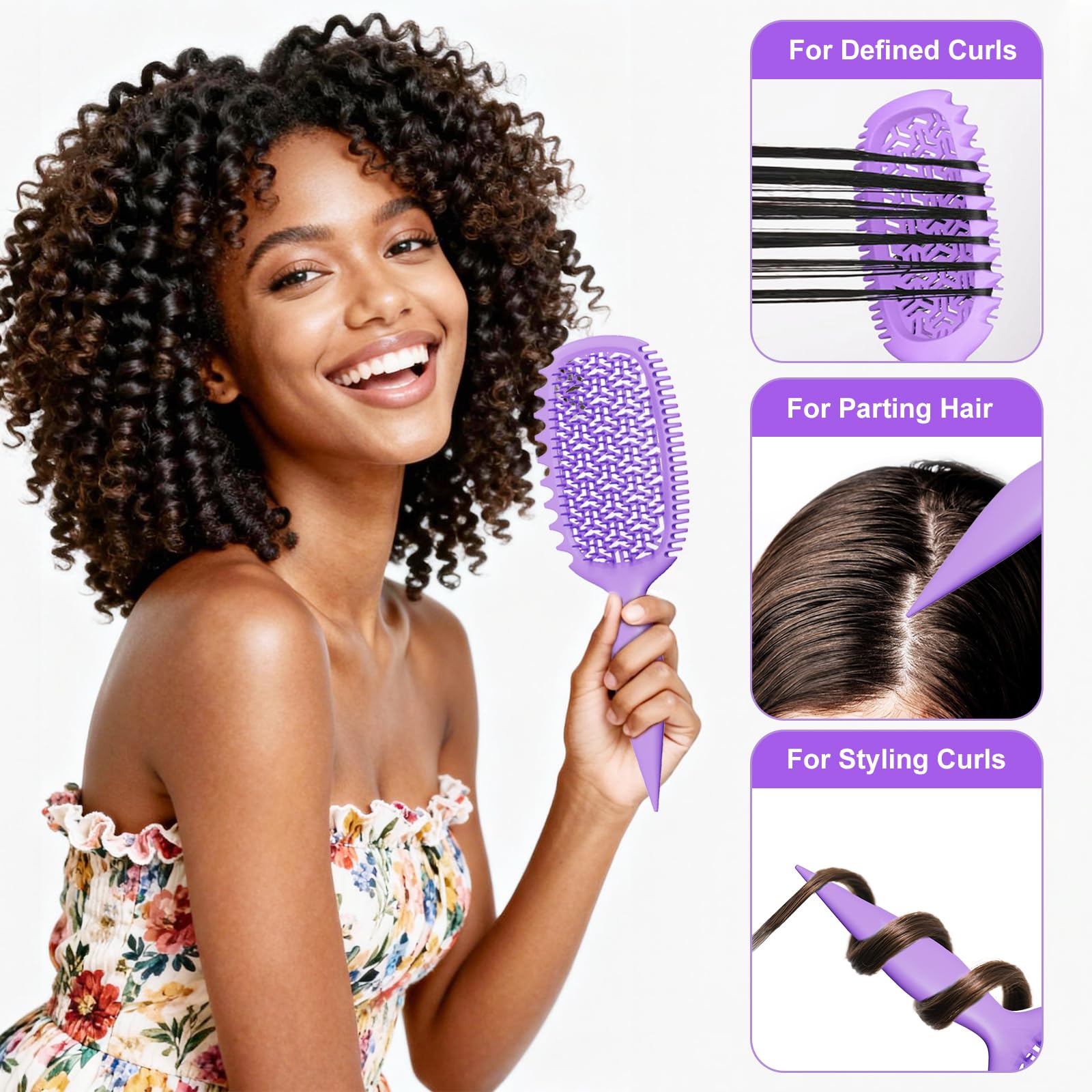Weldilgit heavy-duty detangling reduces pulling on coarse textures.