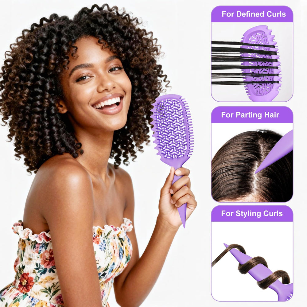 Weldilgit heavy-duty detangling reduces pulling on coarse textures.